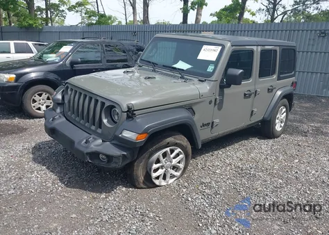 2023 Jeep Wrangler Sport z USA, uszkodzony, nr VIN 1C4HJXDG3PW619148